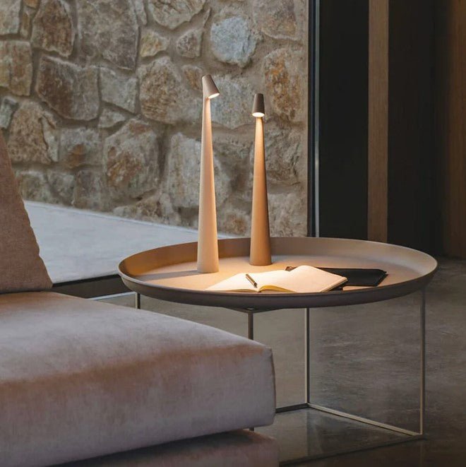 Elegante Tragbare Tischleuchte – Kabelos für Schreibtisch, Esszimmer & Wohnzimmer, Flexibel Einstellbare Lichtstärken 4