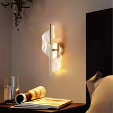 Elegante Wandleuchte im Glaskandelaber-Design – Dimmbar, Hochwertiges Glas, 30x14 cm, Ideal für Wohnzimmer und Schlafzimmer 0
