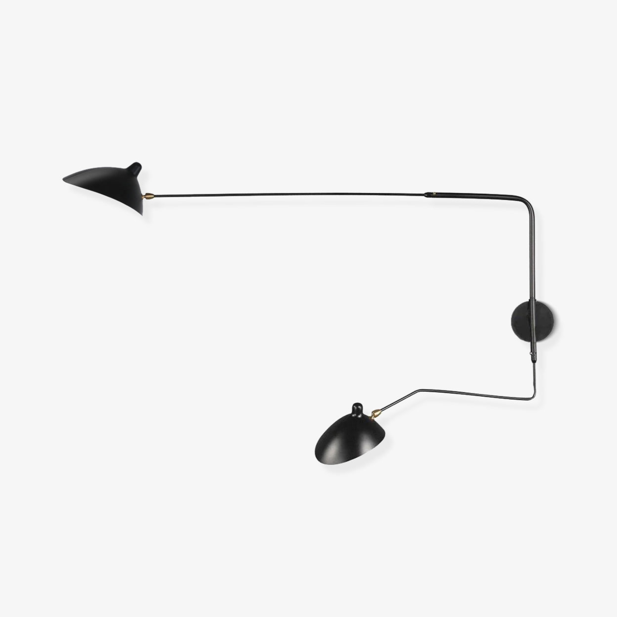 Elegante Wandleuchte mit Flexibler Armverstellung – Metall, IP20, LED/Edison, 60-140 cm, Modisches Design für Innenräume 1