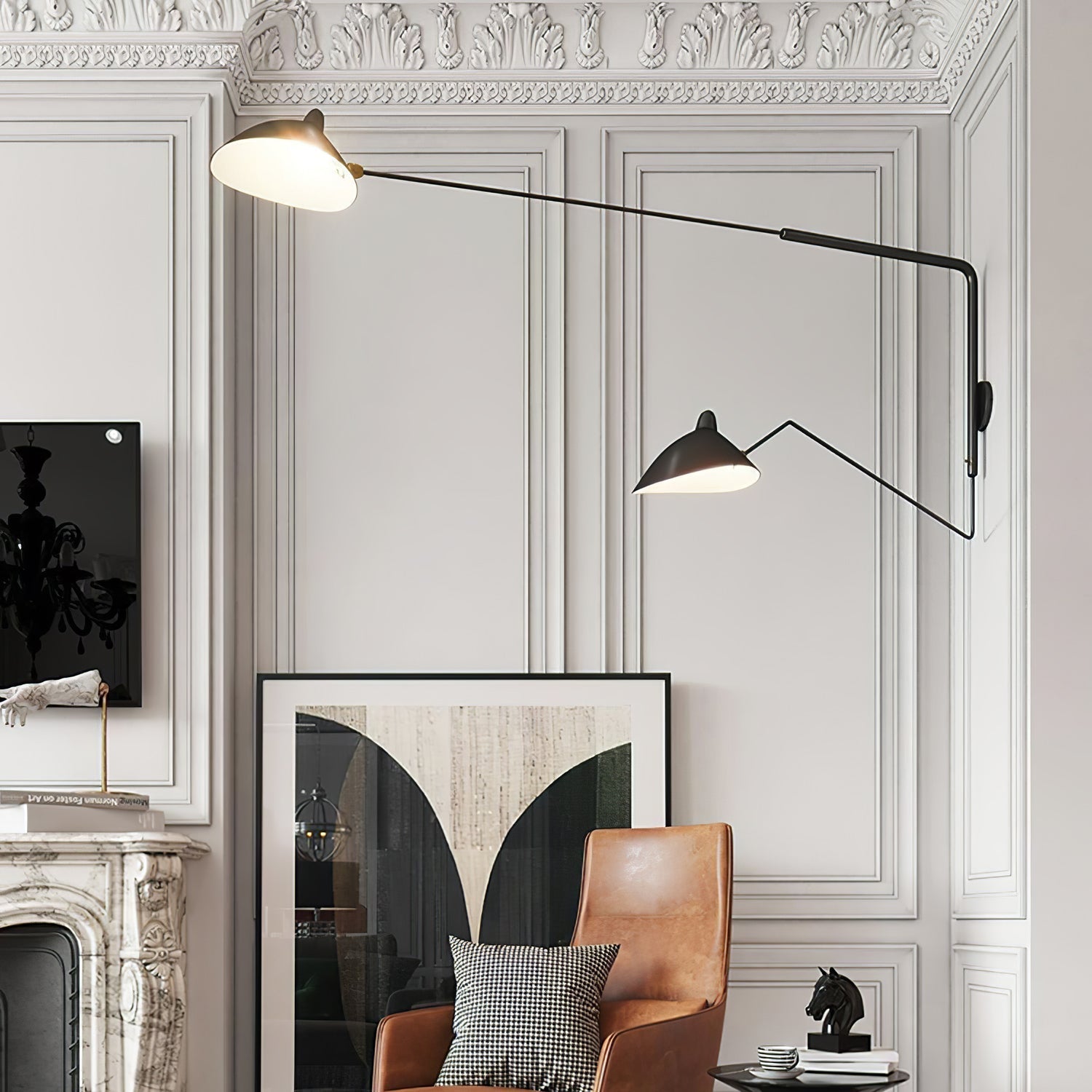 Elegante Wandleuchte mit Flexibler Armverstellung – Metall, IP20, LED/Edison, 60-140 cm, Modisches Design für Innenräume 2
