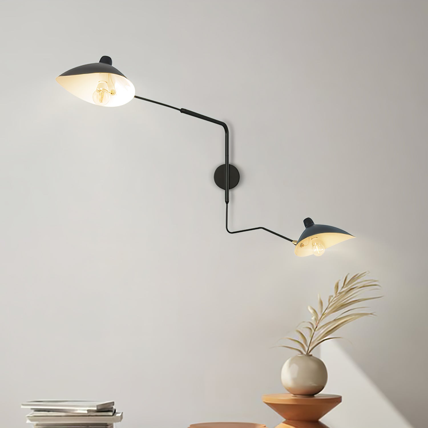 Elegante Wandleuchte mit Flexibler Armverstellung – Metall, IP20, LED/Edison, 60-140 cm, Modisches Design für Innenräume 3