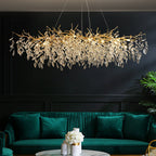 Eleganter Kristallkronleuchter im Französischen Stil – Verstellbare Kette, Hochwertiges Aluminium und Kristall, Ideal für Esszimmer und Wohnzimmer 1