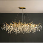 Eleganter Kristallkronleuchter im Französischen Stil – Verstellbare Kette, Hochwertiges Aluminium und Kristall, Ideal für Esszimmer und Wohnzimmer 10