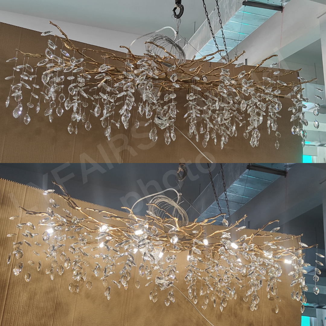 Eleganter Kristallkronleuchter im Französischen Stil – Verstellbare Kette, Hochwertiges Aluminium und Kristall, Ideal für Esszimmer und Wohnzimmer 4