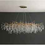 Eleganter Kristallkronleuchter im Französischen Stil – Verstellbare Kette, Hochwertiges Aluminium und Kristall, Ideal für Esszimmer und Wohnzimmer 9