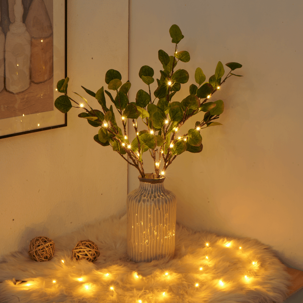 Feenlicht-Olivenzweig Mit 120 LEDs - Dekorative Warmweiße Beleuchtung Für Zuhause 7