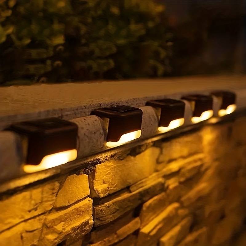 Kabellose Solar-LED-Wandleuchten für Garten und Terrasse – Automatisches Licht, IP65 Wasserdicht, Umweltschonend, 10 Stunden Brenndauer 1