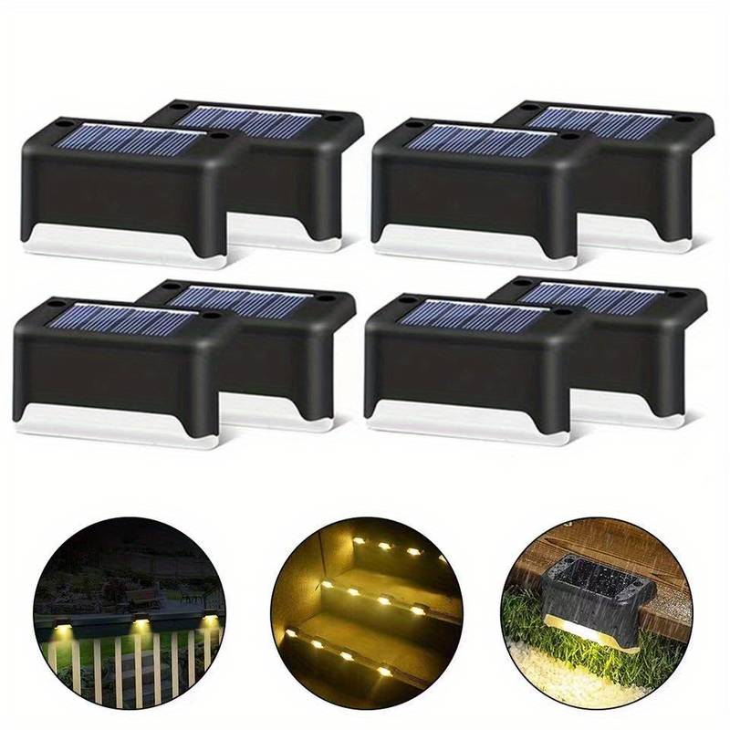 Kabellose Solar-LED-Wandleuchten für Garten und Terrasse – Automatisches Licht, IP65 Wasserdicht, Umweltschonend, 10 Stunden Brenndauer 3