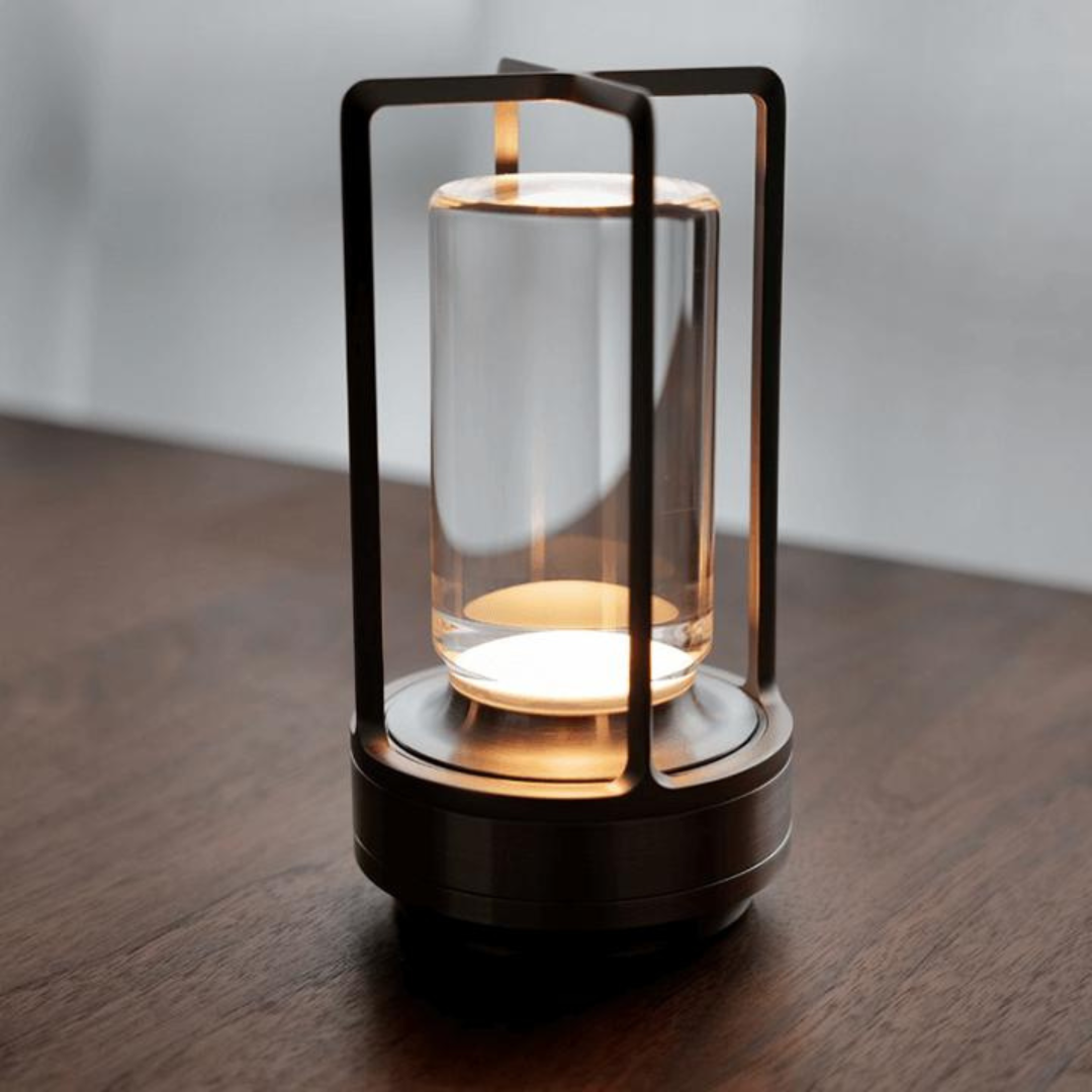Kristall-Nachttischlampe Dimmbar mit Touch-Bedienung und USB-Anschluss – Elegante LED Tischlampe für jeden Raum 0