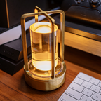 Kristall-Nachttischlampe Dimmbar mit Touch-Bedienung und USB-Anschluss – Elegante LED Tischlampe für jeden Raum 1