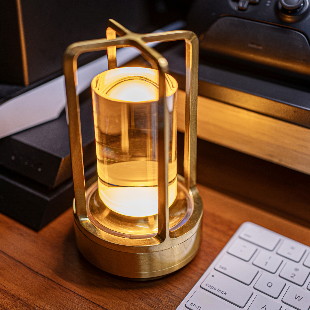 Kristall-Nachttischlampe Dimmbar mit Touch-Bedienung und USB-Anschluss – Elegante LED Tischlampe für jeden Raum 1