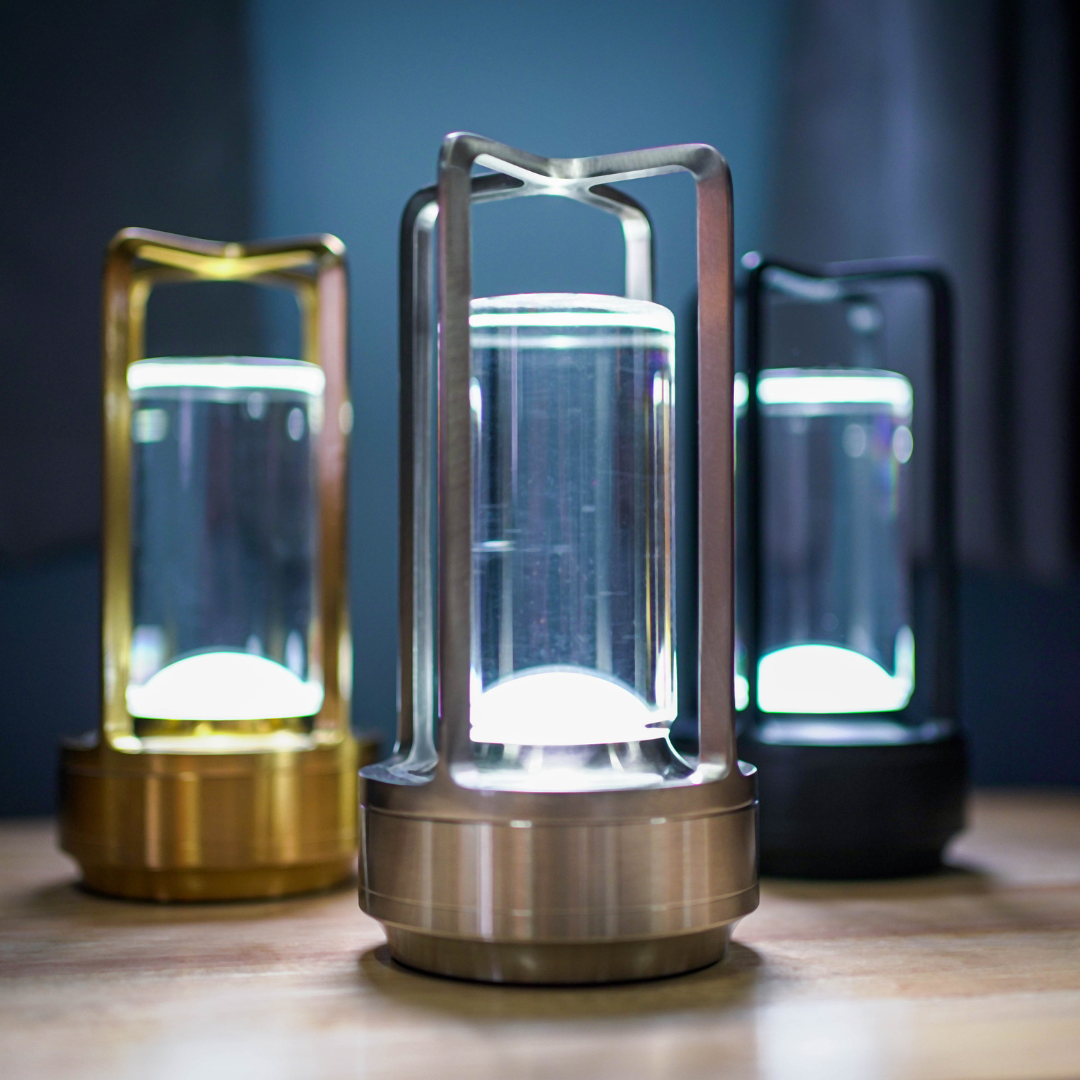 Kristall-Nachttischlampe Dimmbar mit Touch-Bedienung und USB-Anschluss – Elegante LED Tischlampe für jeden Raum 8