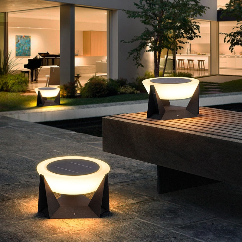 Solar Außenlampe LED – Moderne Bodenleuchte | Wetterfest für Garten & Terrasse