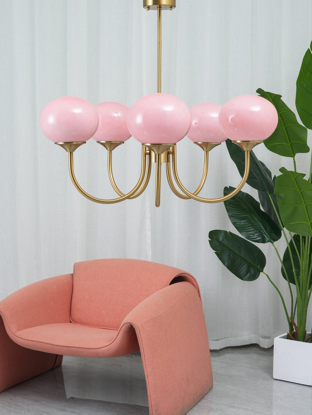 Glas Kronleuchter Pendelleuchte – Moderne Kugelschirme | Elegante Deckenbeleuchtung
