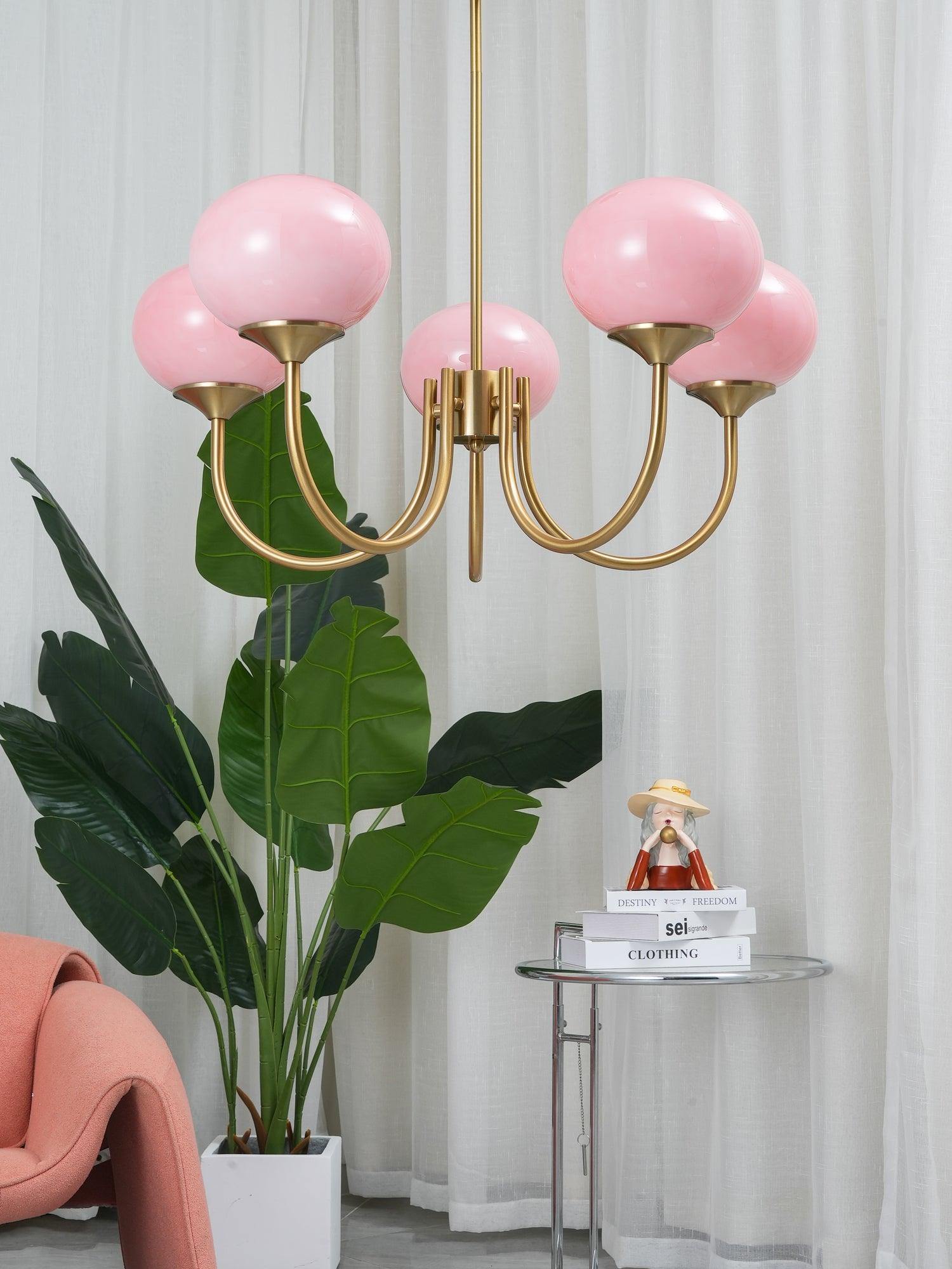 Glas Kronleuchter Pendelleuchte – Moderne Kugelschirme | Elegante Deckenbeleuchtung