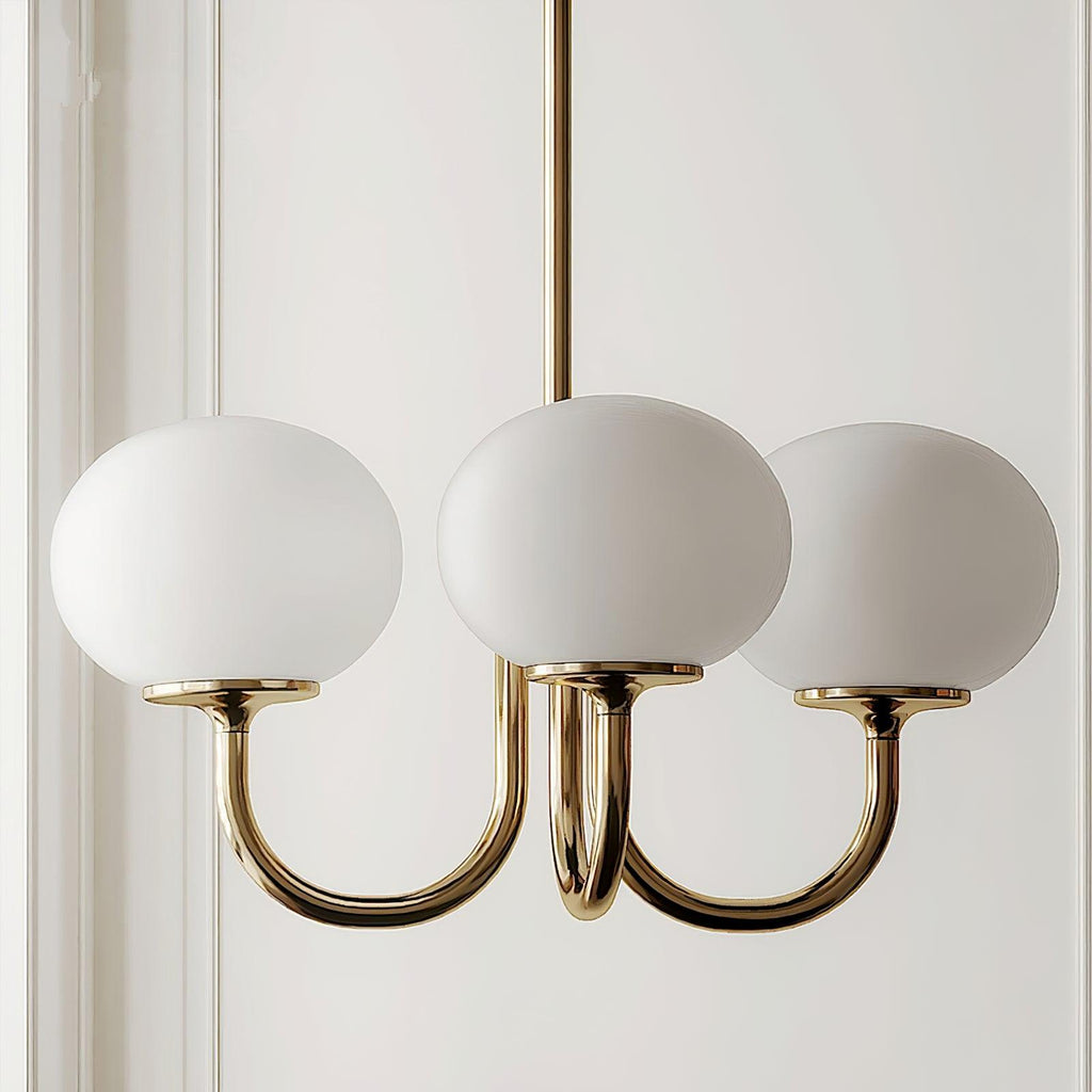 Glas Kronleuchter Pendelleuchte – Moderne Kugelschirme | Elegante Deckenbeleuchtung