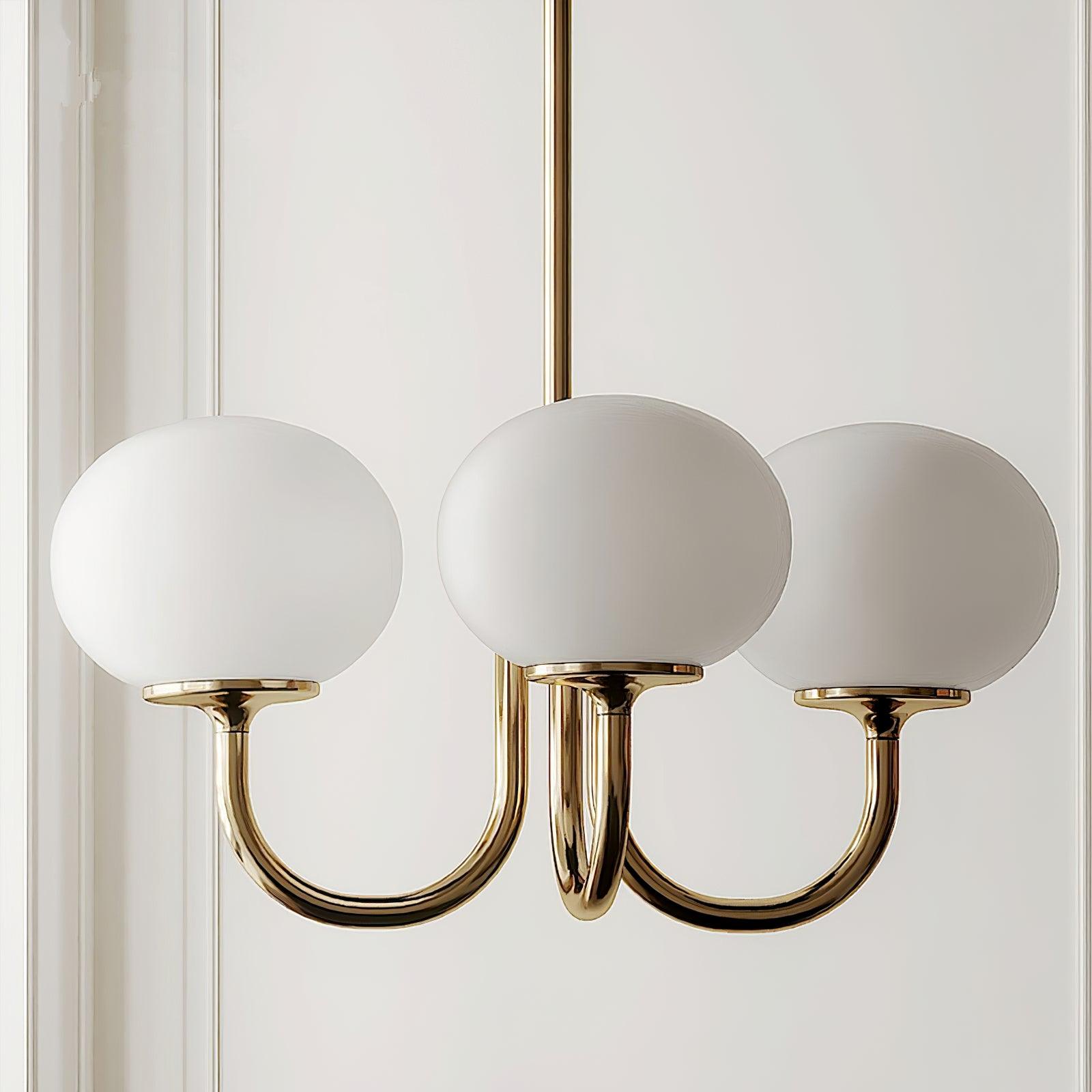 Glas Kronleuchter Pendelleuchte – Moderne Kugelschirme | Elegante Deckenbeleuchtung