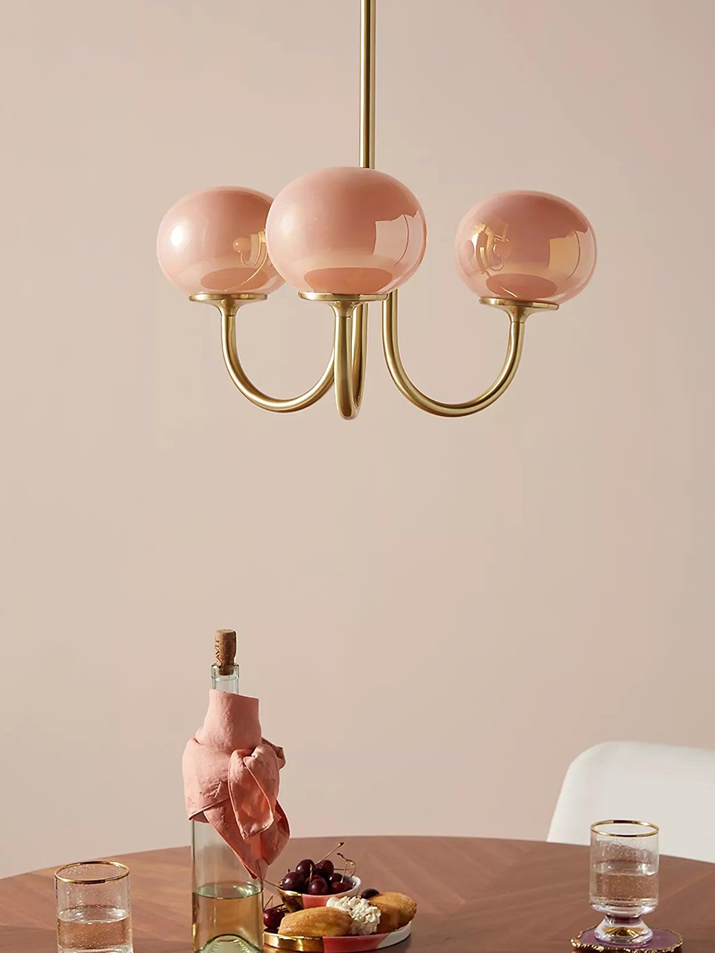 Glas Kronleuchter Pendelleuchte – Moderne Kugelschirme | Elegante Deckenbeleuchtung