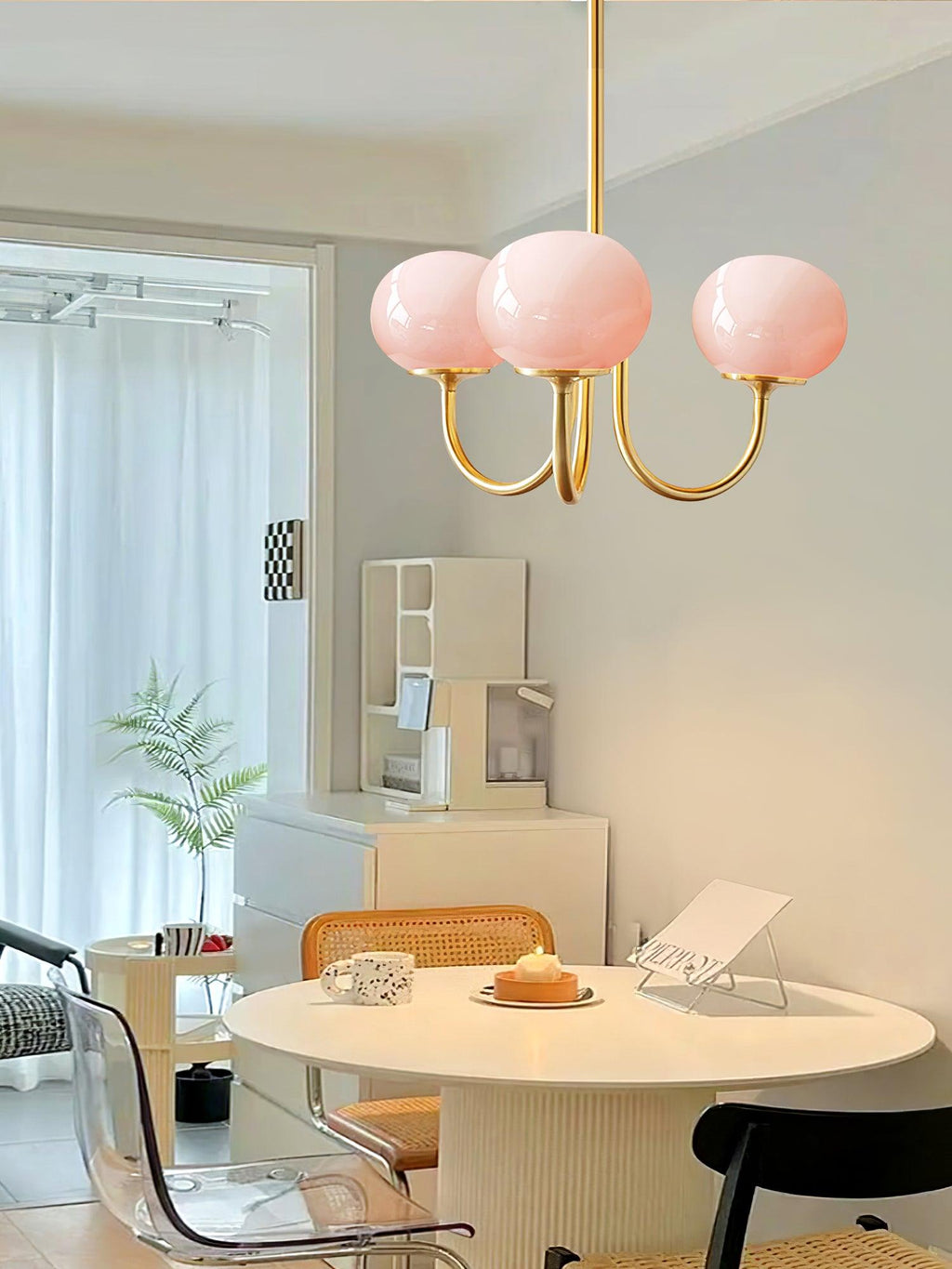 Glas Kronleuchter Pendelleuchte – Moderne Kugelschirme | Elegante Deckenbeleuchtung