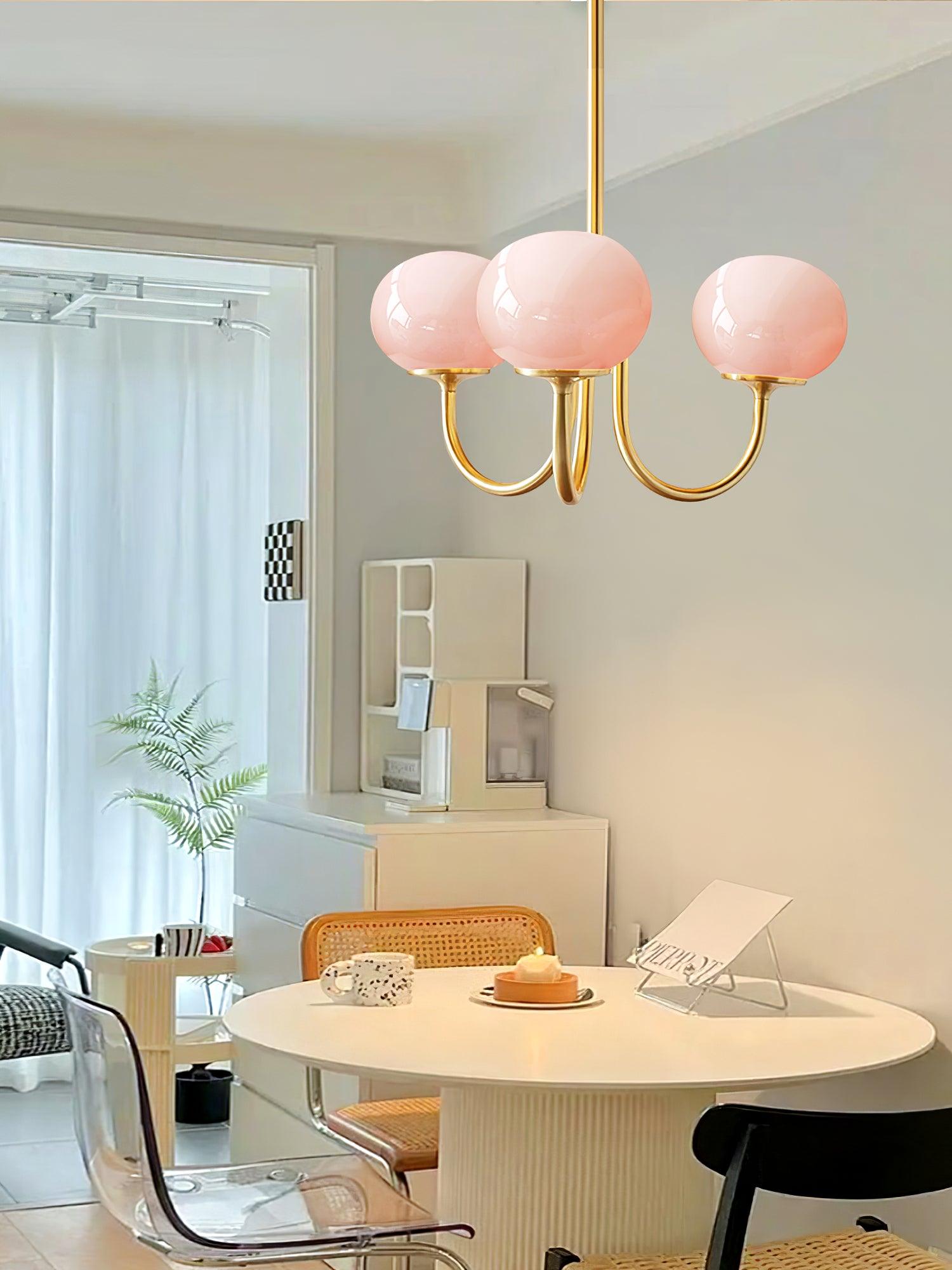 Glas Kronleuchter Pendelleuchte – Moderne Kugelschirme | Elegante Deckenbeleuchtung