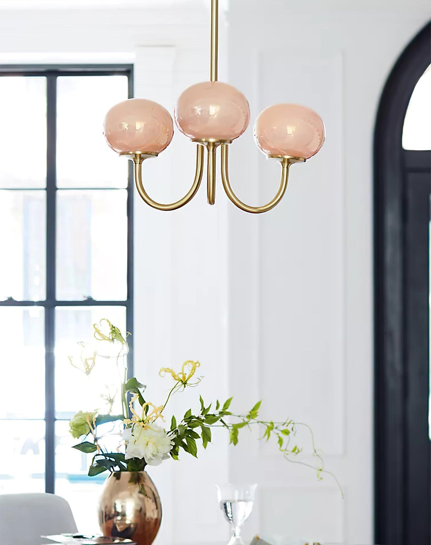 Glas Kronleuchter Pendelleuchte – Moderne Kugelschirme | Elegante Deckenbeleuchtung