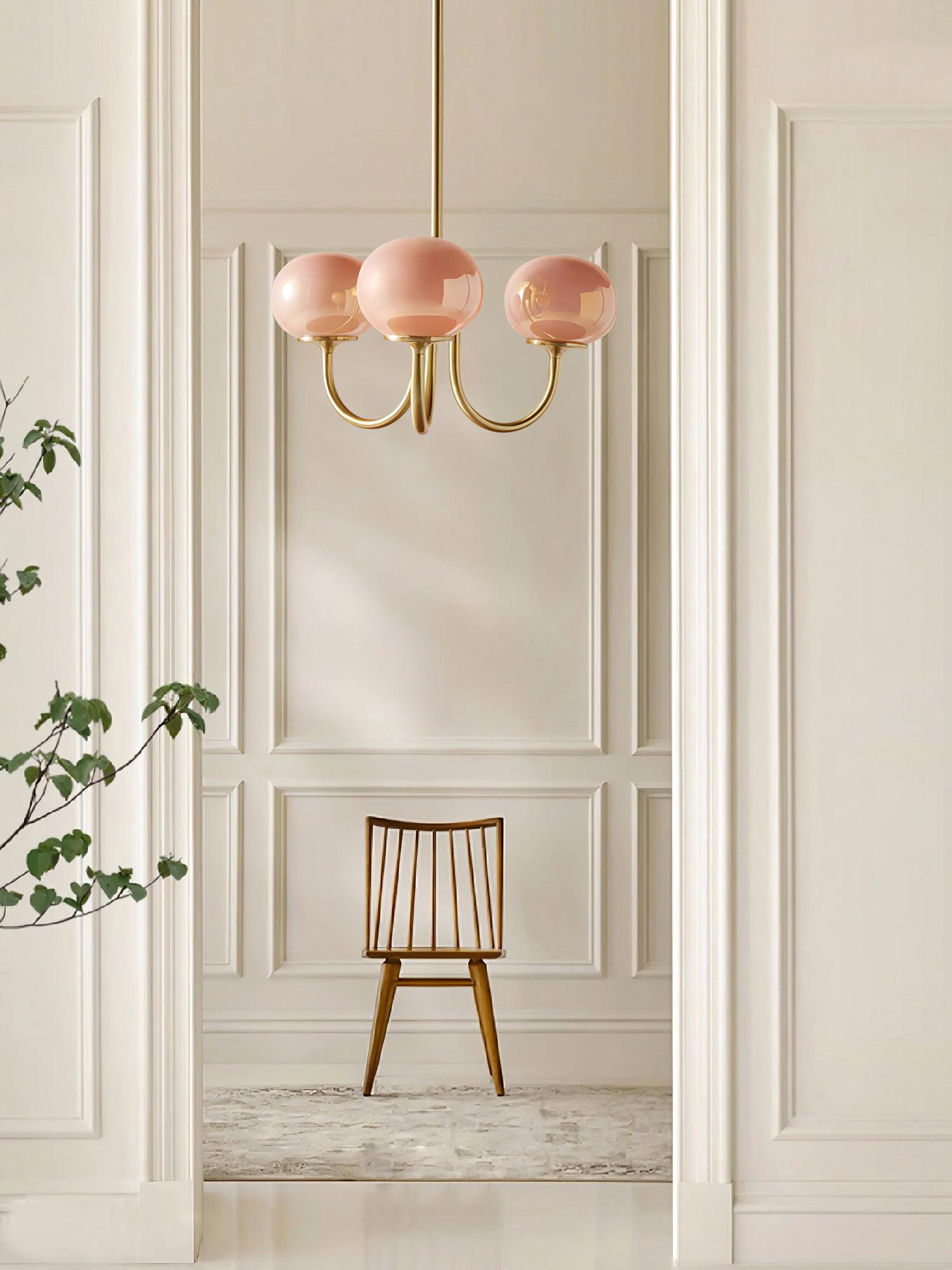 Glas Kronleuchter Pendelleuchte – Moderne Kugelschirme | Elegante Deckenbeleuchtung
