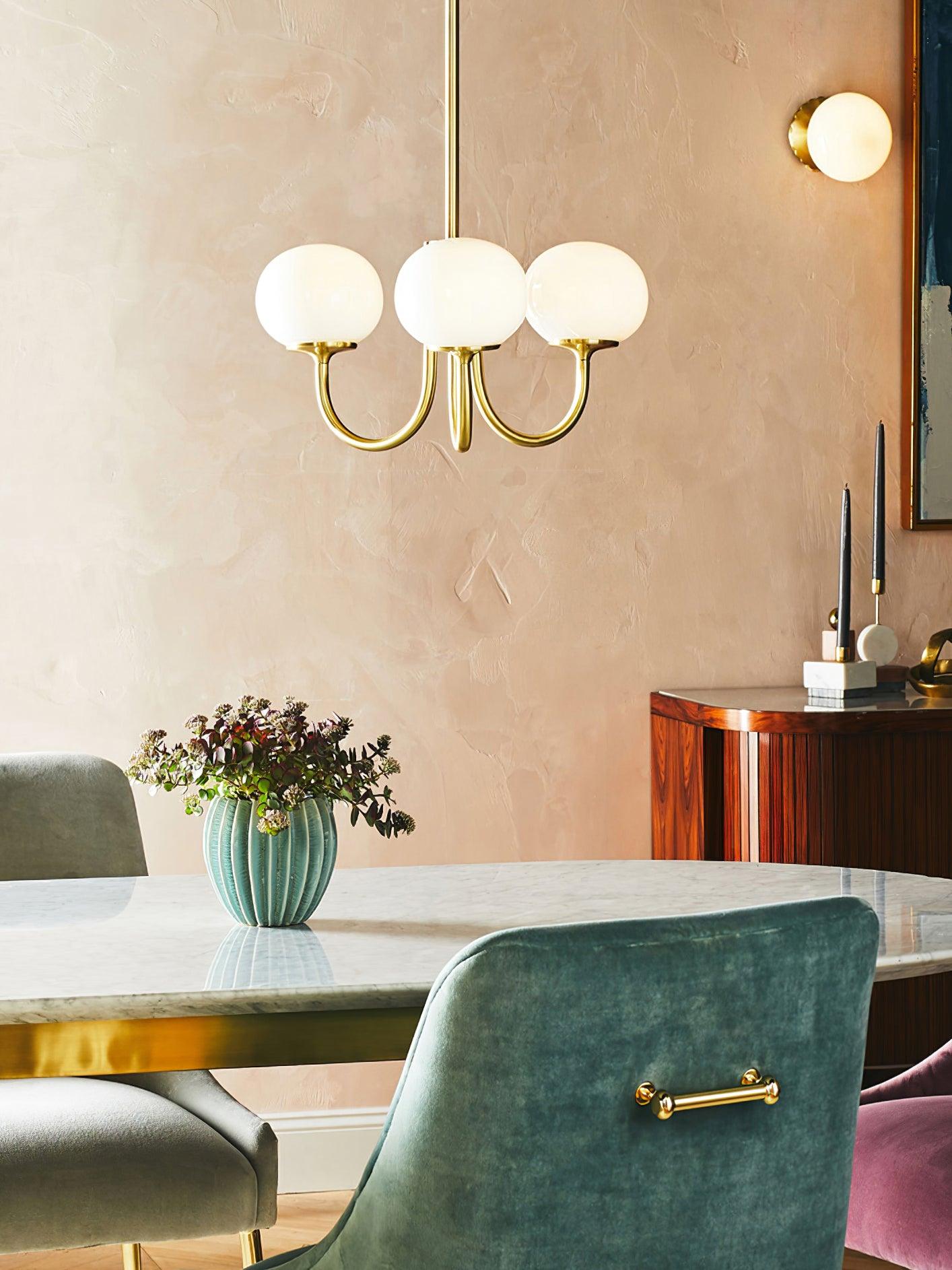 Glas Kronleuchter Pendelleuchte – Moderne Kugelschirme | Elegante Deckenbeleuchtung