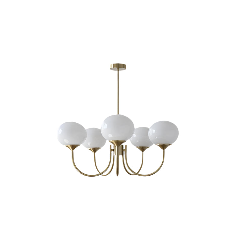 Glas Kronleuchter Pendelleuchte – Moderne Kugelschirme | Elegante Deckenbeleuchtung