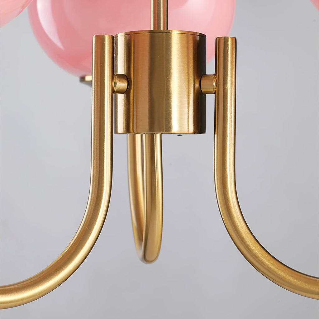 Glas Kronleuchter Pendelleuchte – Moderne Kugelschirme | Elegante Deckenbeleuchtung