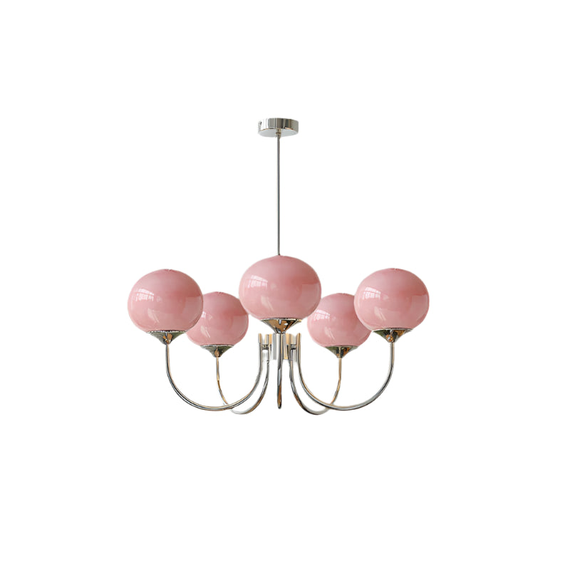 Glas Kronleuchter Pendelleuchte – Moderne Kugelschirme | Elegante Deckenbeleuchtung