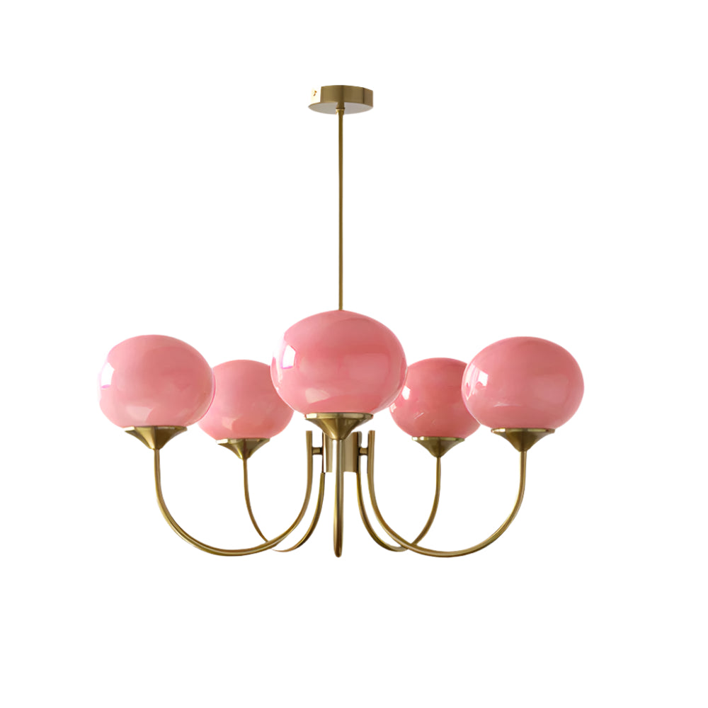 Glas Kronleuchter Pendelleuchte – Moderne Kugelschirme | Elegante Deckenbeleuchtung