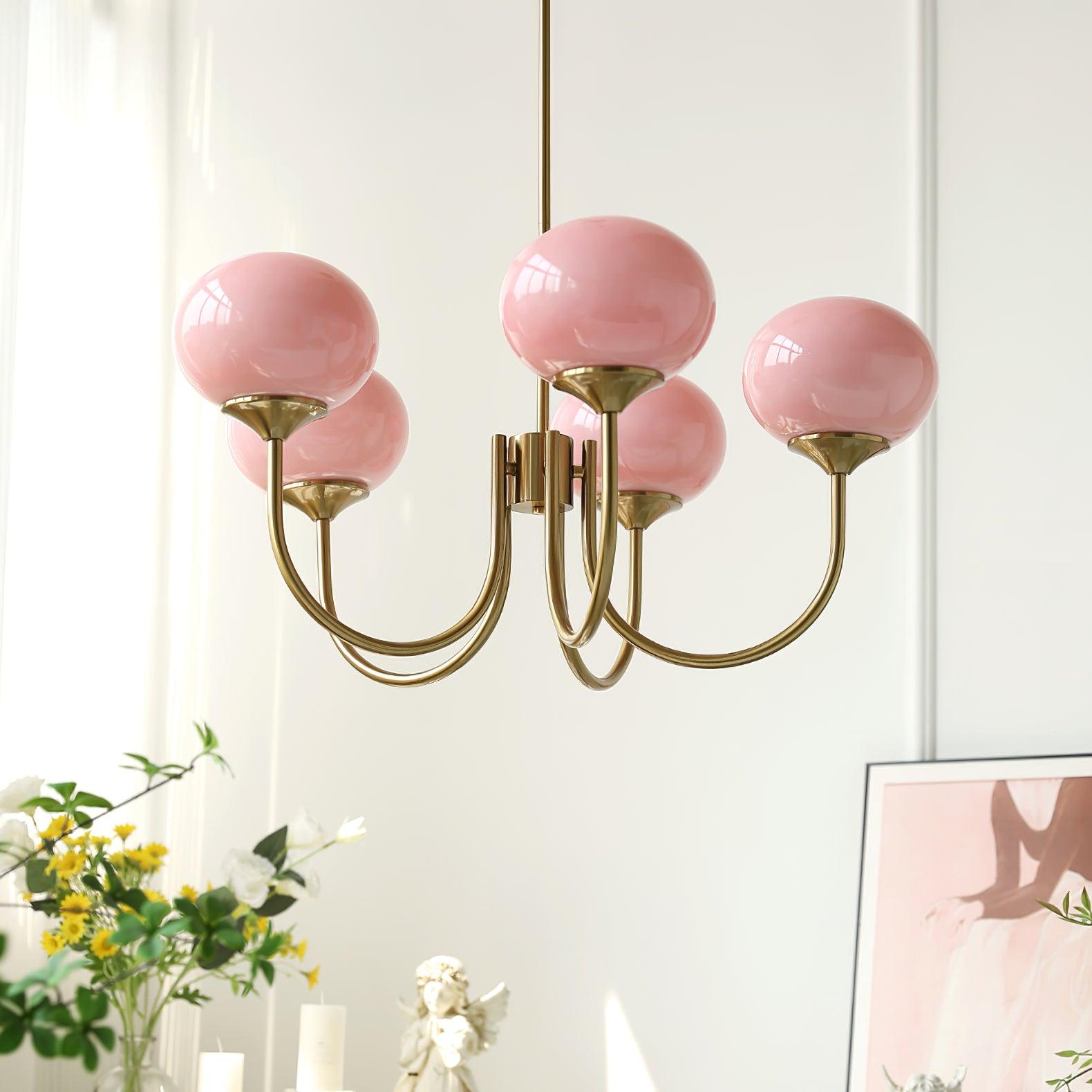 Glas Kronleuchter Pendelleuchte – Moderne Kugelschirme | Elegante Deckenbeleuchtung