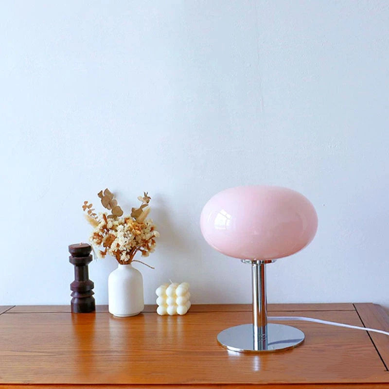 Moderne Dimmbar Tischlampe – Kabellose LED Tischleuchte im Lollipop Bauhaus Design für Zuhause und Büro 4