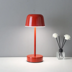 Moderne Dimmbar Tischlampe mit 3 Lichtfarben – Kabellose LED Tischleuchte für Zuhause, Wiederaufladbar, 28 cm hoch 0