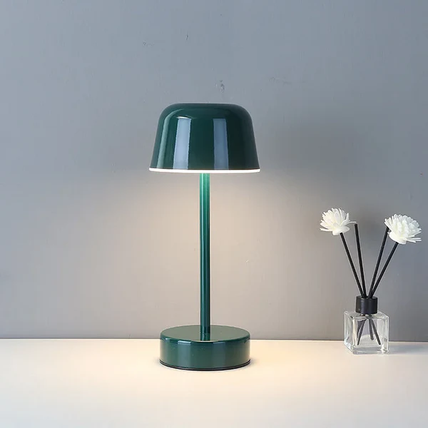 Moderne Dimmbar Tischlampe mit 3 Lichtfarben – Kabellose LED Tischleuchte für Zuhause, Wiederaufladbar, 28 cm hoch 6