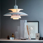 Moderne Hängelampe Mit Farbigem Metalldesign Für Esszimmer Und Wohnzimmer 2