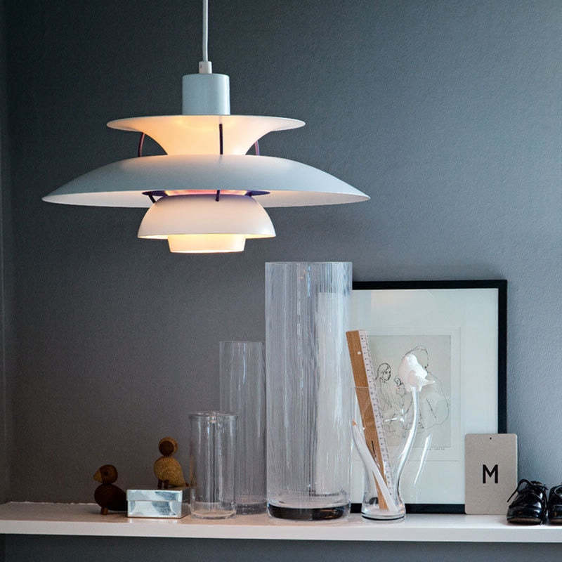 Moderne Hängelampe Mit Farbigem Metalldesign Für Esszimmer Und Wohnzimmer 2