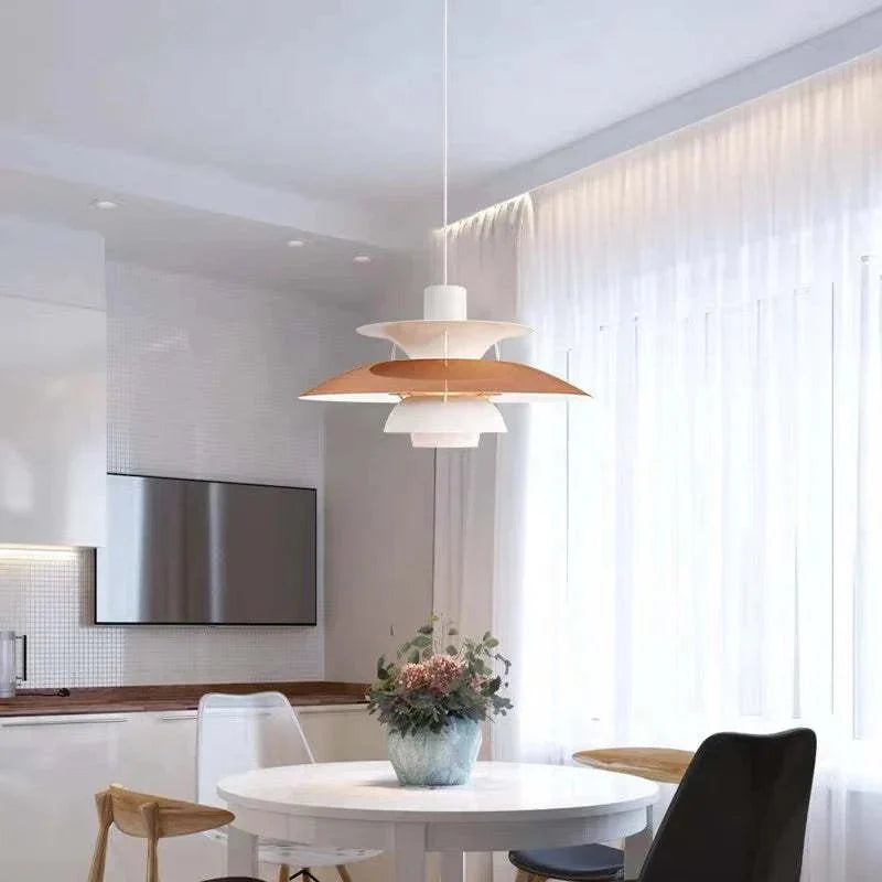 Moderne Hängelampe Mit Farbigem Metalldesign Für Esszimmer Und Wohnzimmer 8