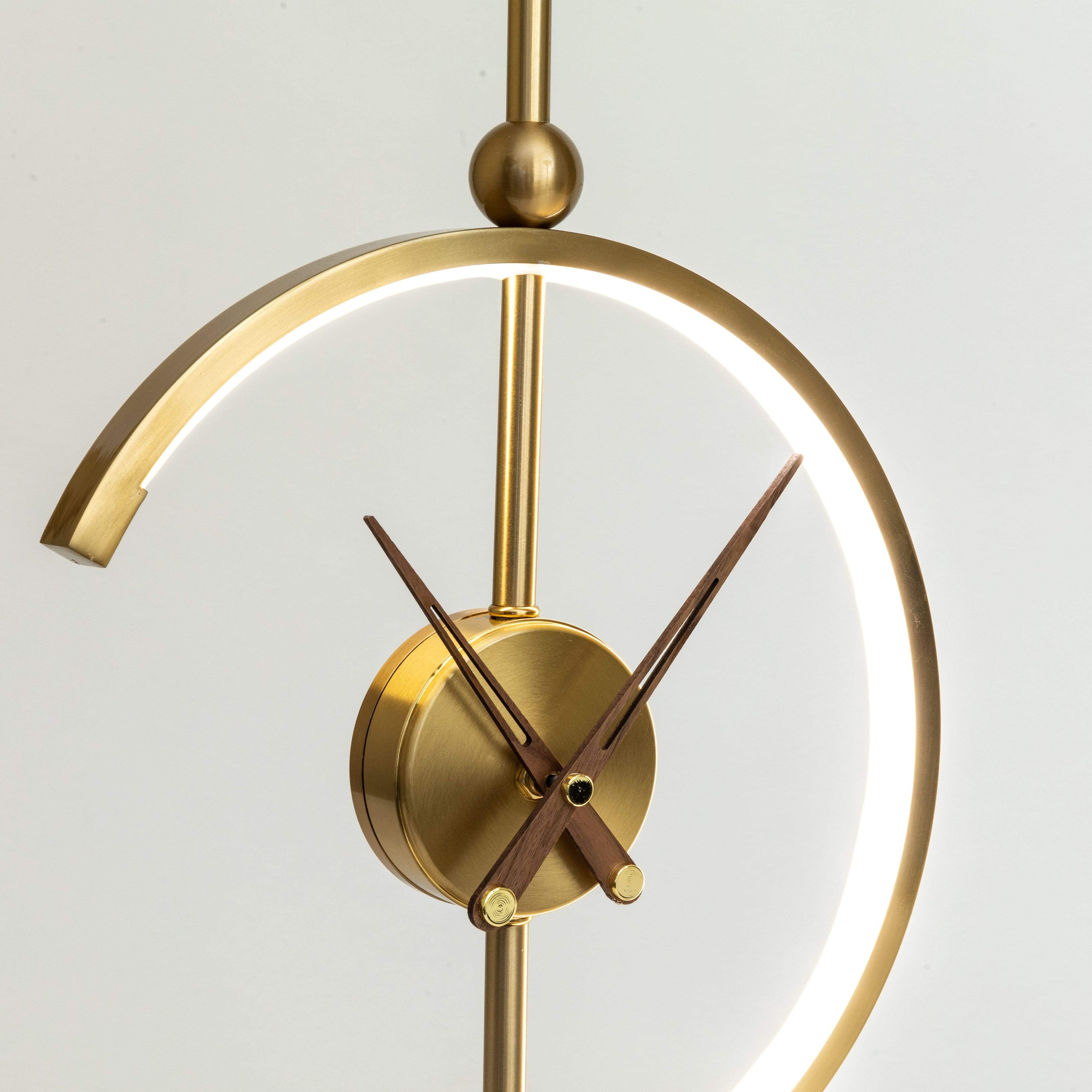 Moderne LED Lampe mit Kabellosem Ladegerät und Uhr – Ahornholz und Metall, Energieeffizient, Warmweiß/Kaltweiß, Einstellbare Helligkeit 7