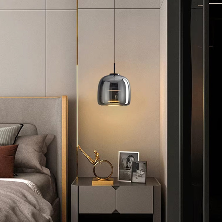 Moderne Pendelleuchte aus Schwarzglas – Elegante Hängelampe für Esstisch und stilvolle Einrichtungen, LED-Technologie 7