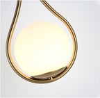 Moderne Wandleuchte aus Eisen und Glas in Schwarz oder Gold – Minimalistische Wandlampe für Elegante Innenräume 7