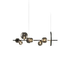 Moderner Glasblasen-Kronleuchter mit Einstellbarer Kabellänge – Elegantes Design für Stilvolle Innenräume 0
