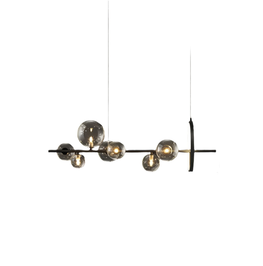 Moderner Glasblasen-Kronleuchter mit Einstellbarer Kabellänge – Elegantes Design für Stilvolle Innenräume 0