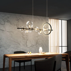 Moderner Glasblasen-Kronleuchter mit Einstellbarer Kabellänge – Elegantes Design für Stilvolle Innenräume 2