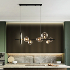 Moderner Glasblasen-Kronleuchter mit Einstellbarer Kabellänge – Elegantes Design für Stilvolle Innenräume 3