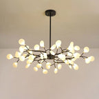 Moderner Kronleuchter aus Acryl – Eleganter Glühwürmchen-Lüster für stilvolle Räume, LED-Beleuchtung, verschiedene Größen verfügbar 1