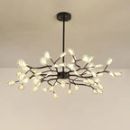 Moderner Kronleuchter aus Acryl – Eleganter Glühwürmchen-Lüster für stilvolle Räume, LED-Beleuchtung, verschiedene Größen verfügbar 6