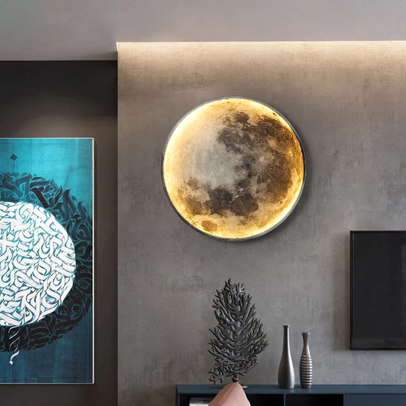 Mond Lampe Wand – Kreative LED Leuchte | Modernes Design für Wohnzimmer & Schlafzimmer