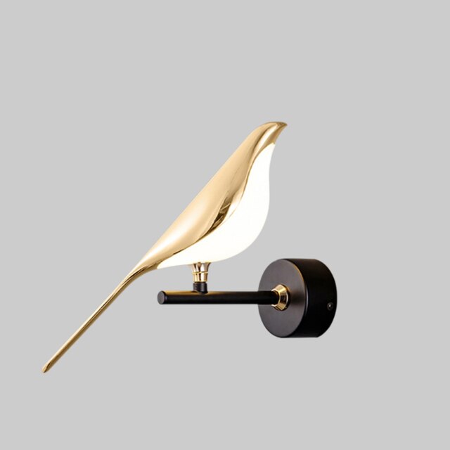 Vogel Wandleuchte – Moderne LED Lampe | Dekorative Innenbeleuchtung