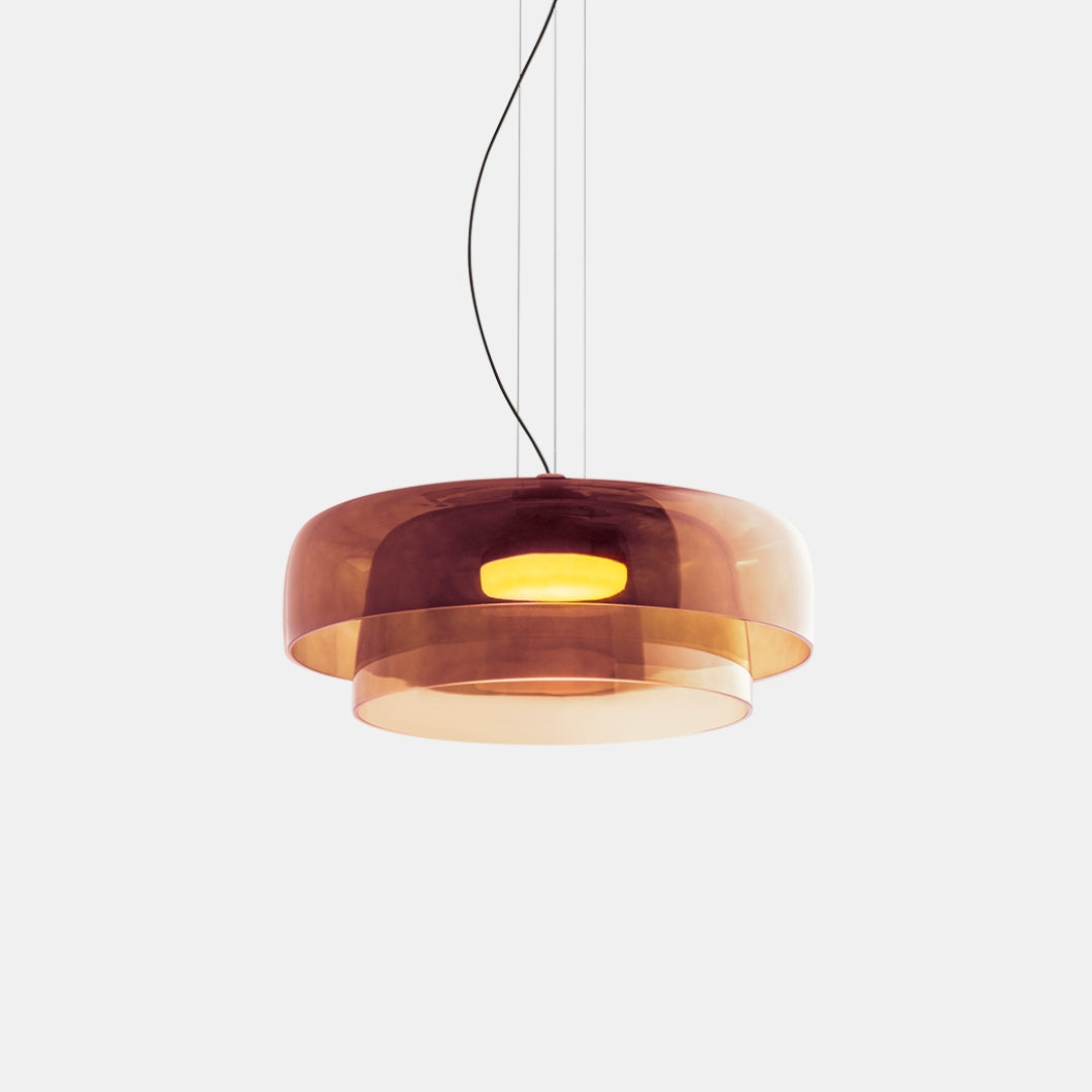 Nordic Pendelleuchte aus Glas und Metall – Hängelampe für Esszimmer und Küche, Einstellbare Hängelänge, Inklusive LED-Glühbirne 10
